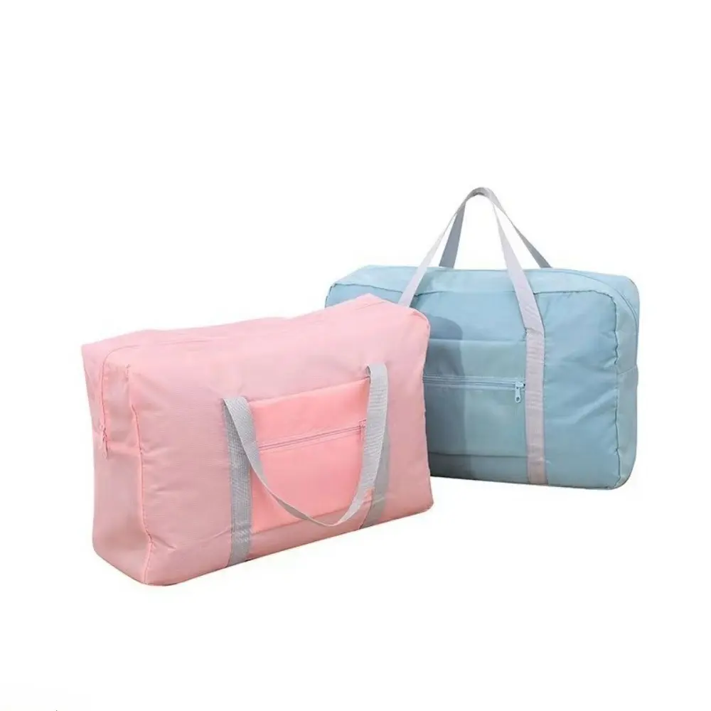 2pcs Multi-Purpose Foldable Travel Storage Bag, Large Capacity Portable Airplane Luggage Organizer, Lightweight Waterproof Clothes Quilt Packing Sack For Travel Moving Daily Storage