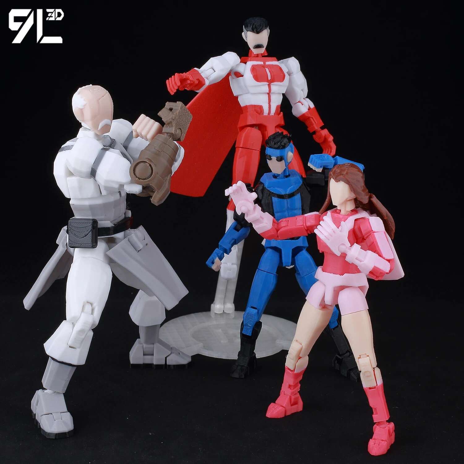 9L3D Cloud FFVII Figure Buster Sword Multi-Joint Articulated Lucky Dummy 13 Anime Action Model Posing Display Children Games toy popular