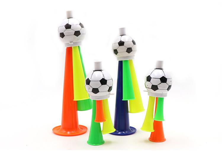 Football horn World Cup cheering props three-tone horn sports meet horn toy football horn