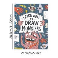 Monster drawing book
