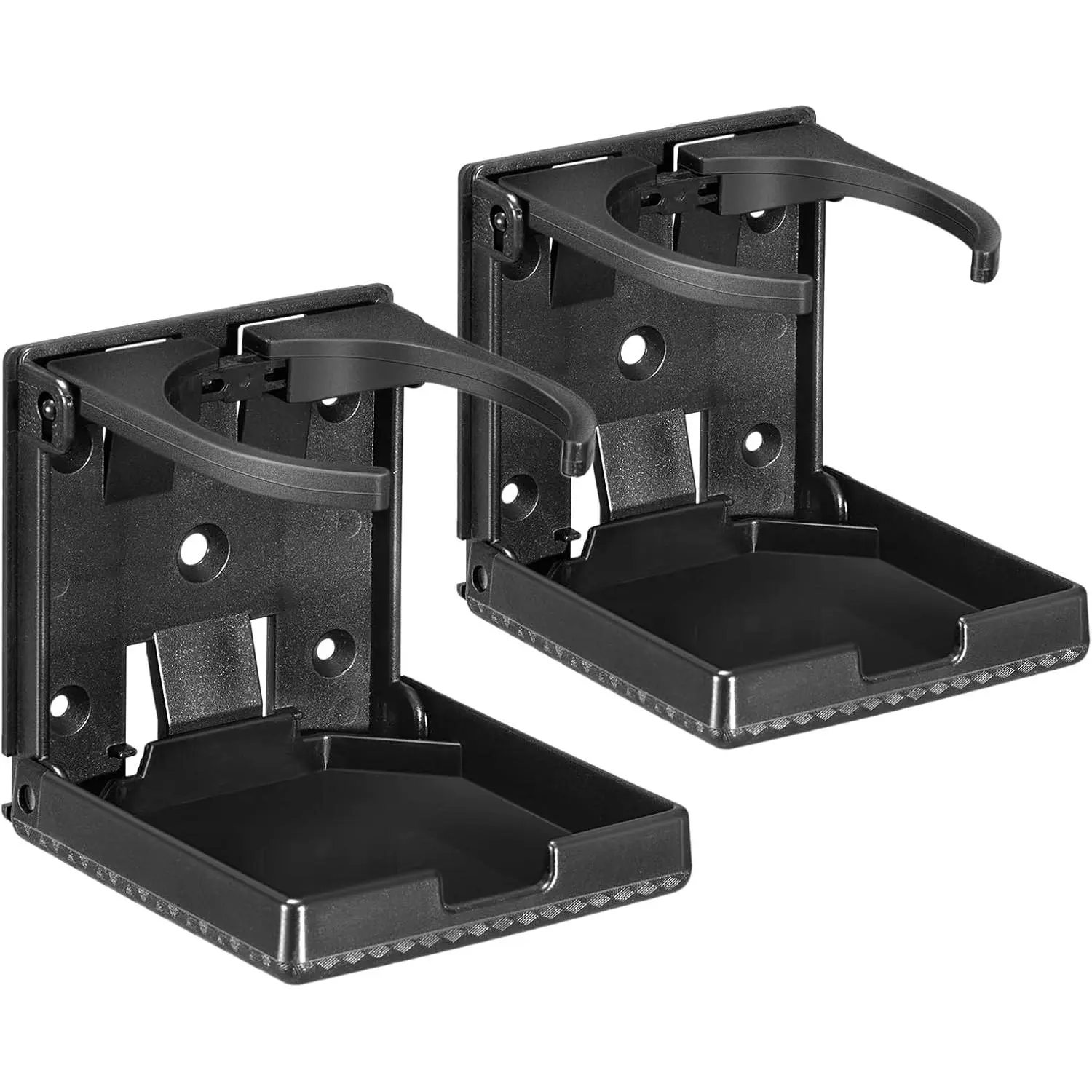 2pcs Boat Cup Holder 2.36-3.94'' (60-100mm) Adjustable Foldable| Suitable for Most Size Mugs Water Bottle Drink, Wall Car Desk Cup Holder for Trucks, RVs, Vans, Boats, Campers, Caravans