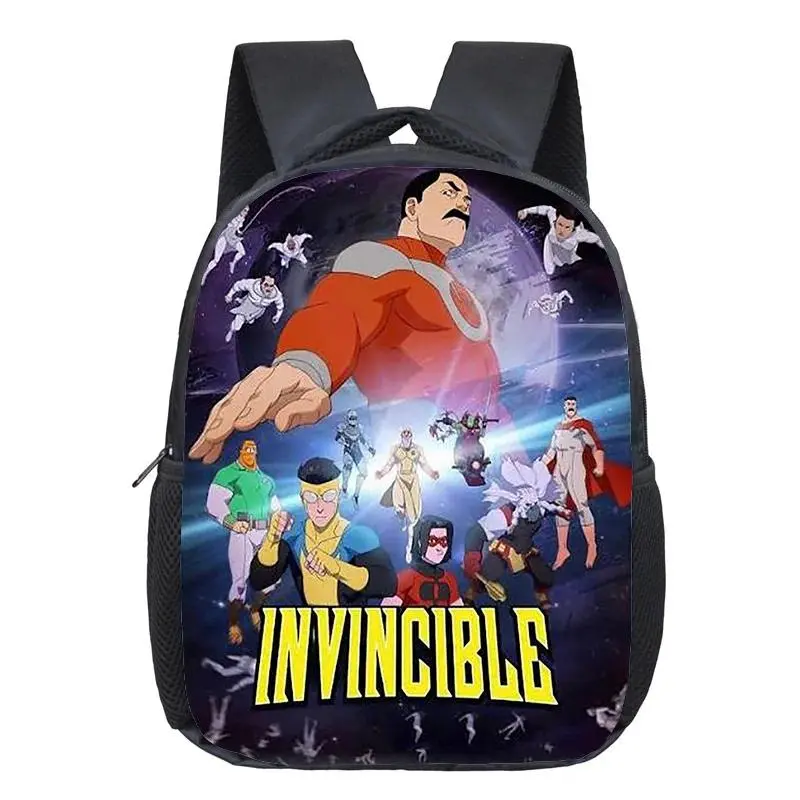 Invincible Hero Casual Backpack Boys Girls Rucksack Fashion Harajuku Backpacks Student Daypack Invincible Man Travel Bag Mochila