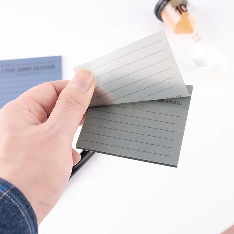 Large Size Sticky Notes with Lines, Strong Adhesive Memo Paper, Office Use, College Entrance Exam, Middle School, Elementary School Note Stickers