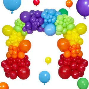 Balloon Arch Kit 111Pcs 18 12 5 Inch Latex Colorful Party Balloons Garland for Birthday Baby Shower Wedding Engagement Anniversary Christmas Party Decorations