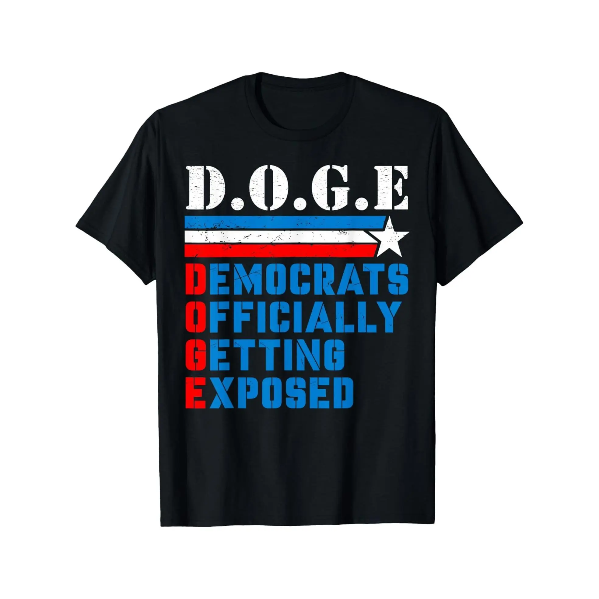 D.O.G.E DOGE Department of Government Efficiency American Flag T-Shirt - Perfect gaming gift, casual sport style for outdoor activities