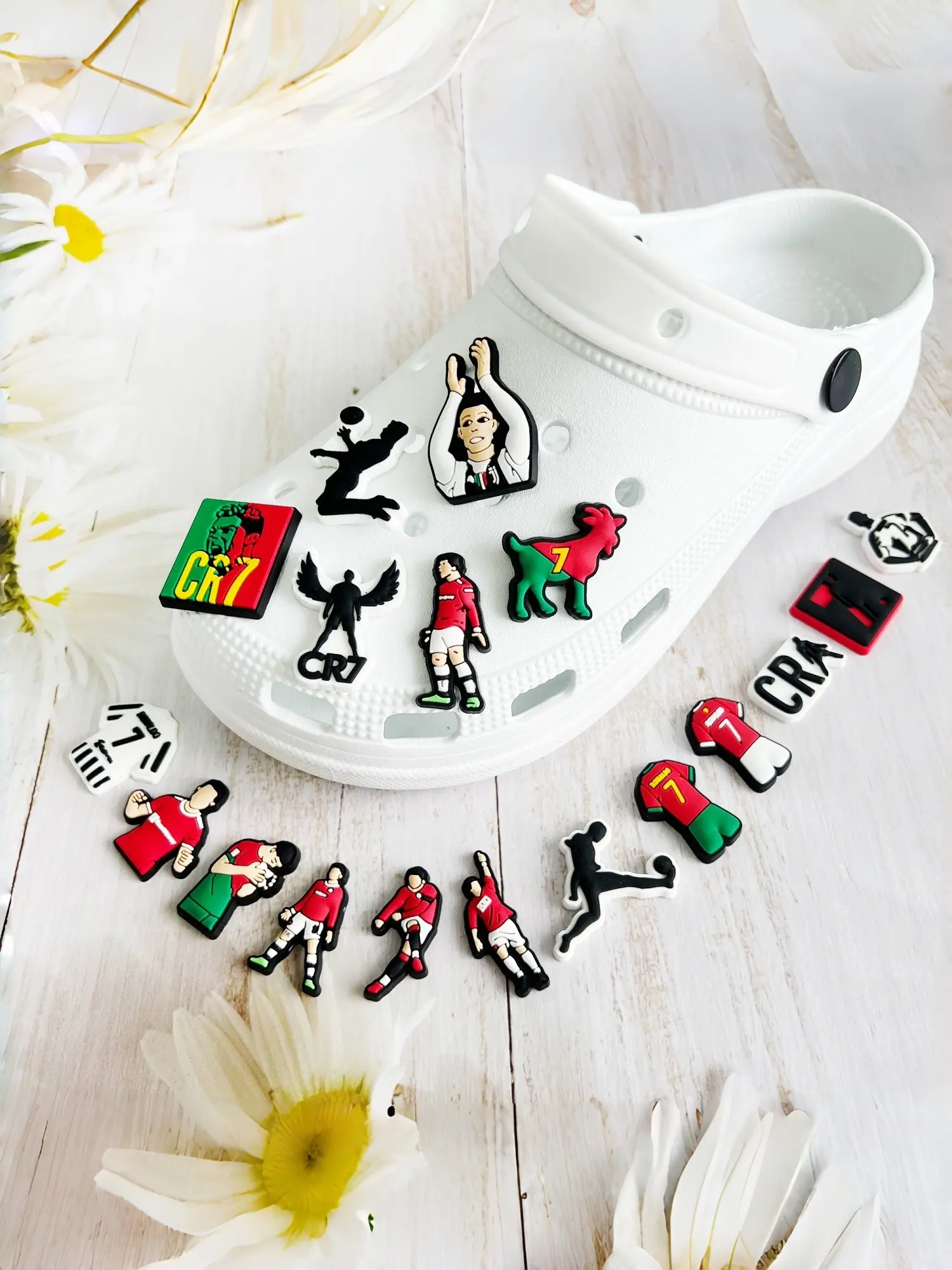 11pcs Cartoon Sports Shoe Accessories, PVC Soft Gel Material, Durable and Aesthetic, DIY Detachable, Perfect Gift for Holidays, Shoe Charms