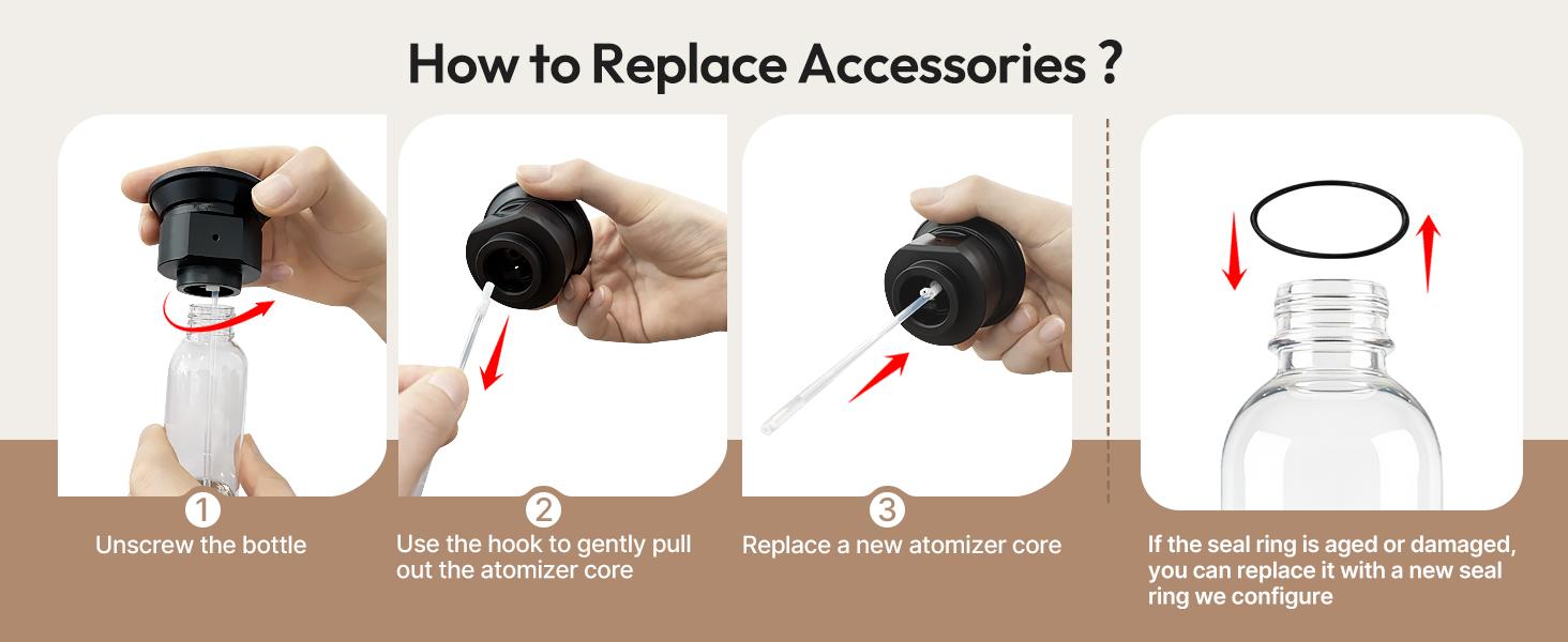 Waterless Scent Diffuser Starter Kit - 2000 Sq Ft Coverage,Diffuser with Remote/LED Light,Suitable for Home, Office, Hotel