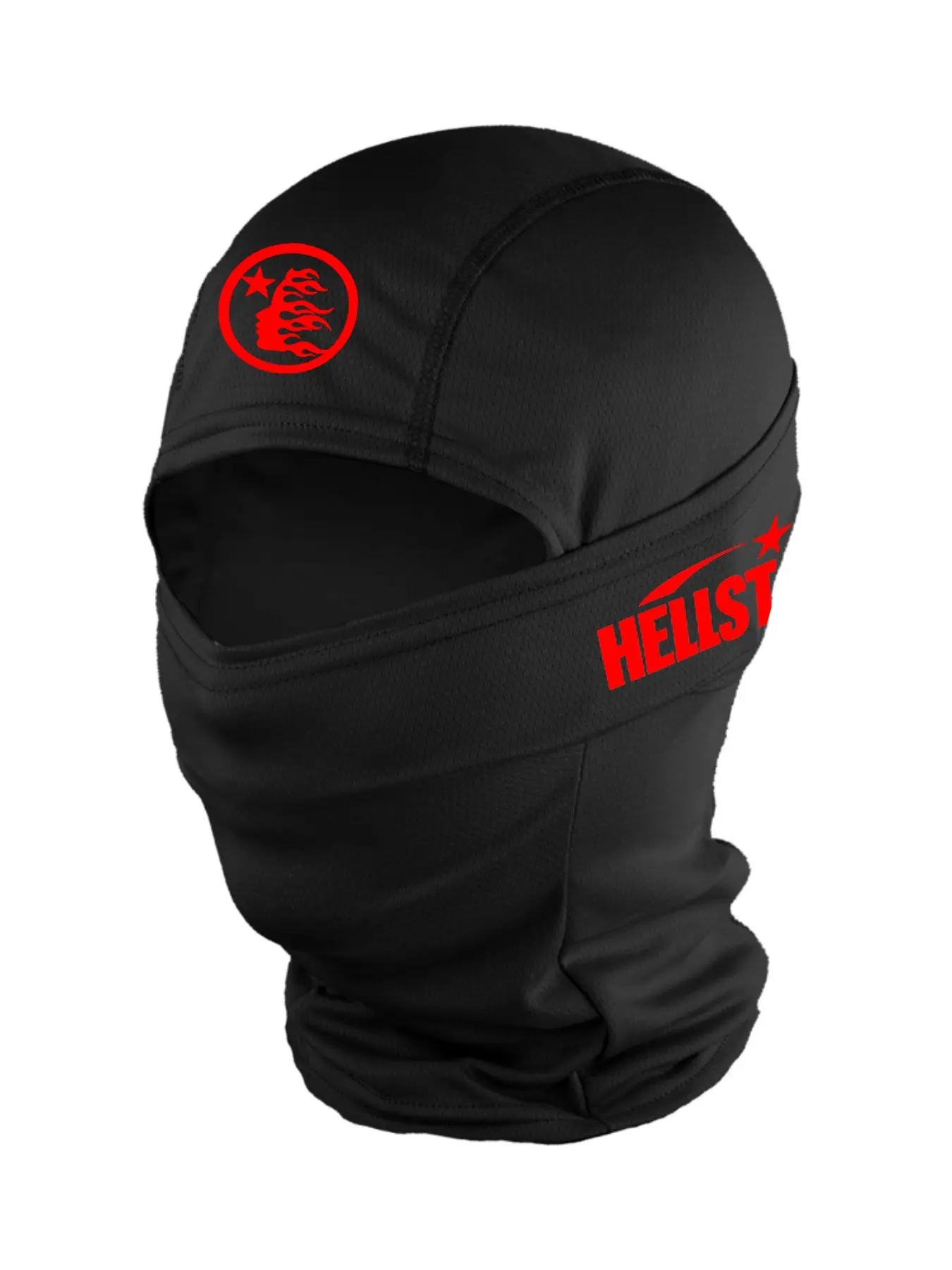 2pcs/1pc Unisex Hip Hop Printing Balaclava Mask Neck Gaiter Headwear Breathable Ski Mask for Men Women Outdoor Sports Hiking Fishing Commuting Suitable for Daily Wear