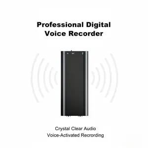 Portable Voice Activated Digital Recorder 8GB HD Noise Reduction for Business Meetings MP3 Player 1pc