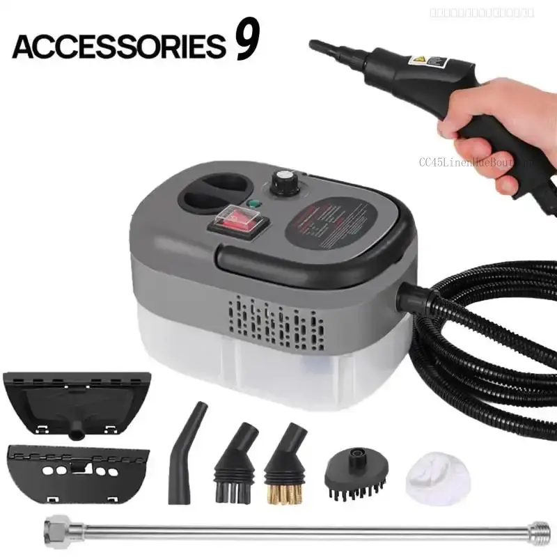 Women's Linen Hue Blouse - Handheld Pressurized Steam Cleaner Power Washer, 2500W Portable High-Pressure Cleaner, 9 Attachments, 6 Adjustable Speeds, Suitable for Home & Cars (TheSunbeamDressFFSummitSupply7CC45Boutique)