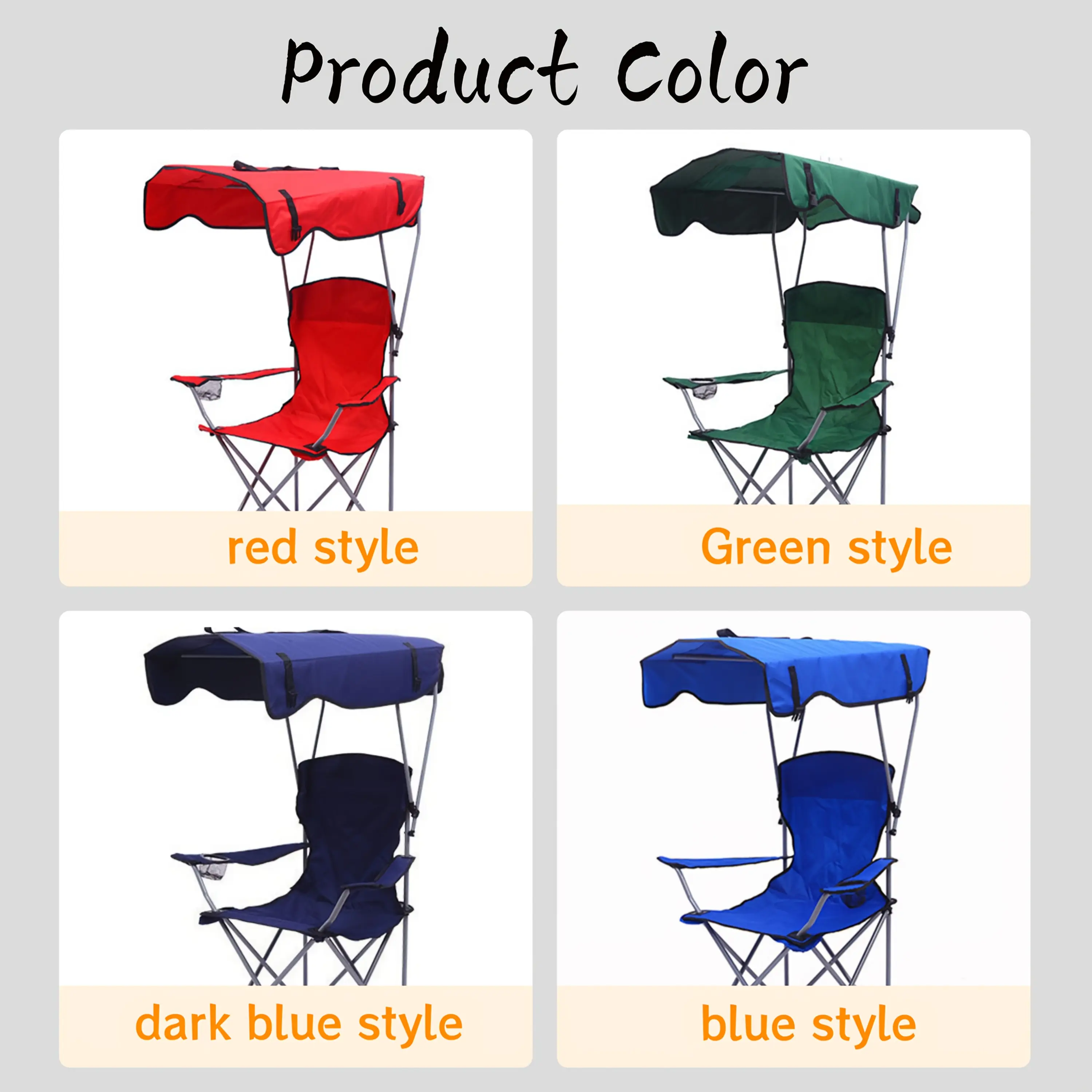 Foldable Double/Single Chair with Canopy: Comes with a Table - Perfect for Patios, Camping, And Outdoor Events