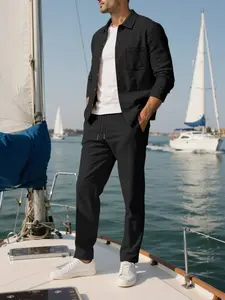 Men's Running Set, Elastic Pants, Casual Spring, Fashion Men's Suit, New Men's Two-Piece Set, Christmas Gift, Friday Sale