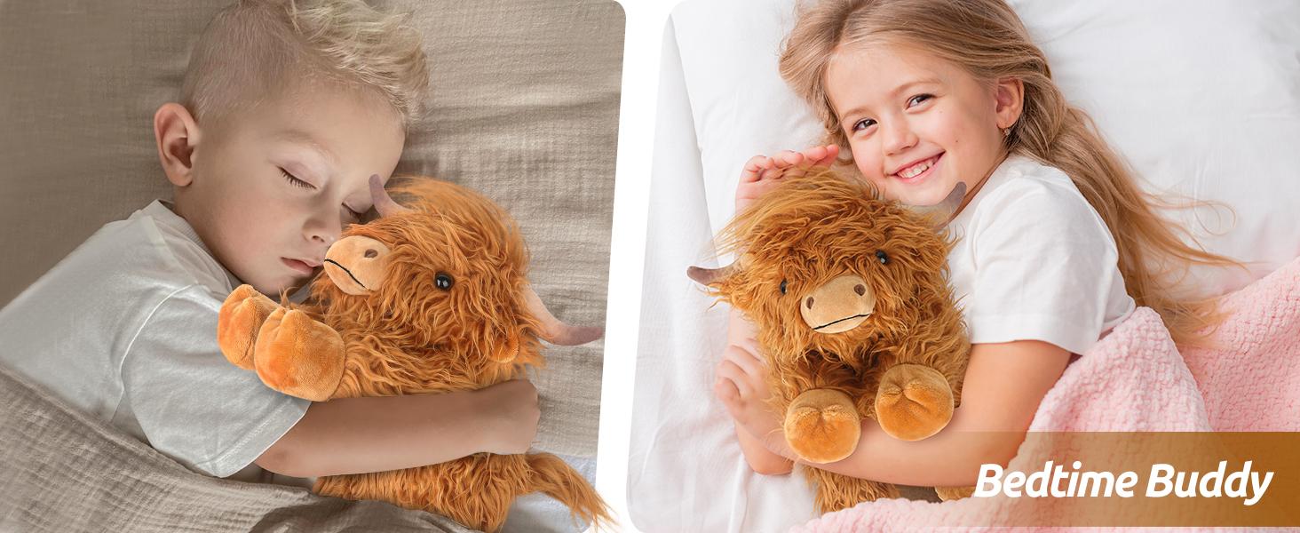 Highland Cow Stuffed Animals, Microwavable Stuffed Animals Heating Pad for Cramps, Pain Stress Relief, Heatable & Coolable Lavender Scented Cow Plush Toy for Anxiety, Women Kid Bedtime Highland Cattle Highland Cow Stuffed Animals, Microwavable Stuffed Animals Heating Pad for Cramps, Pain Stress Relief, Heatable & Coolable Lavender Scented Cow Plush Toy for Anxiety, Women Kid Bedtime Highland Cattle
