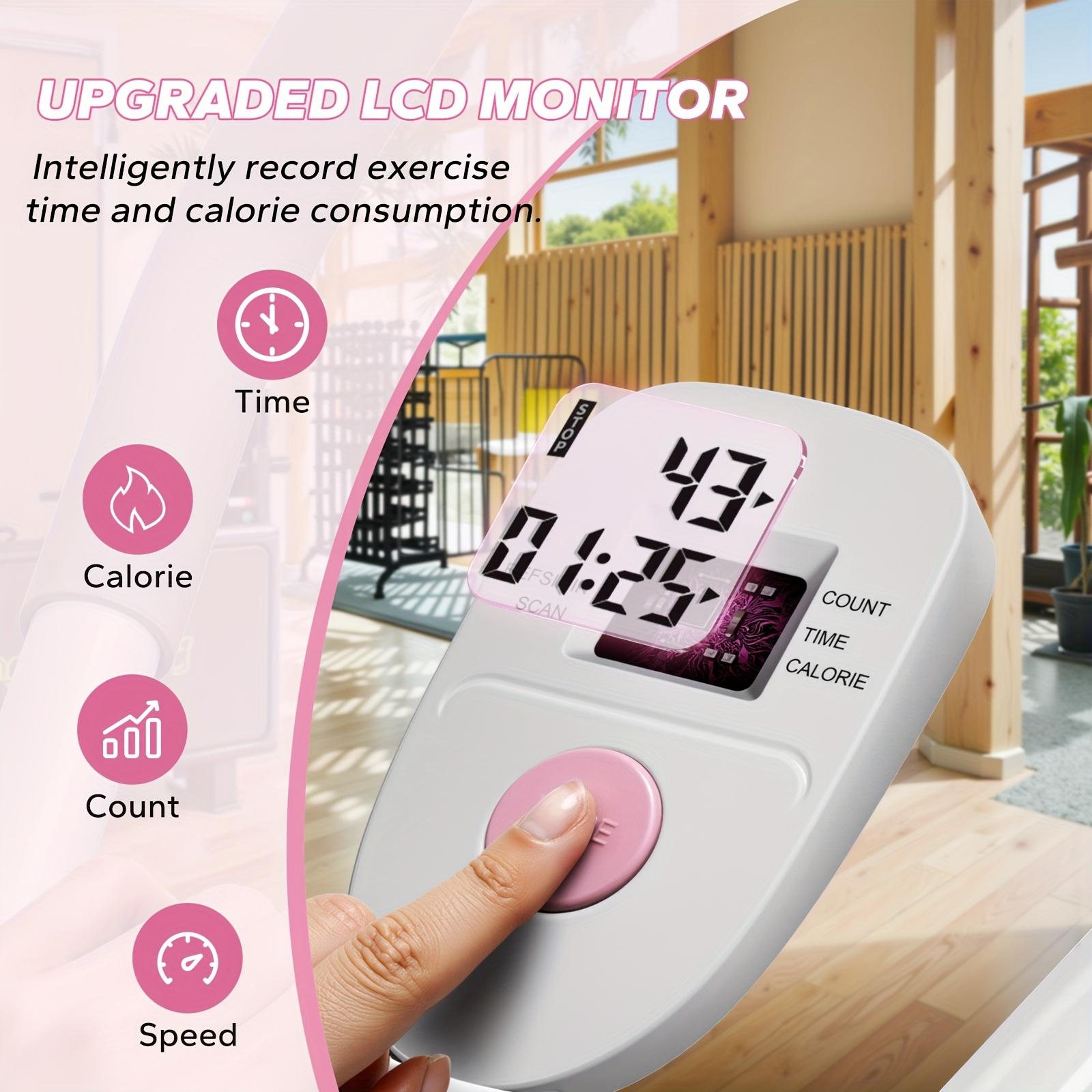 Adjustable Abdominal Training Machine, with LCD Monitor, Foldable Abdominal Exercise Machine, Suitable for Abs, Arms, Legs, Glutes Shaper,  Suitable for Home Gym, Sports Equipment, Outdoor Fun