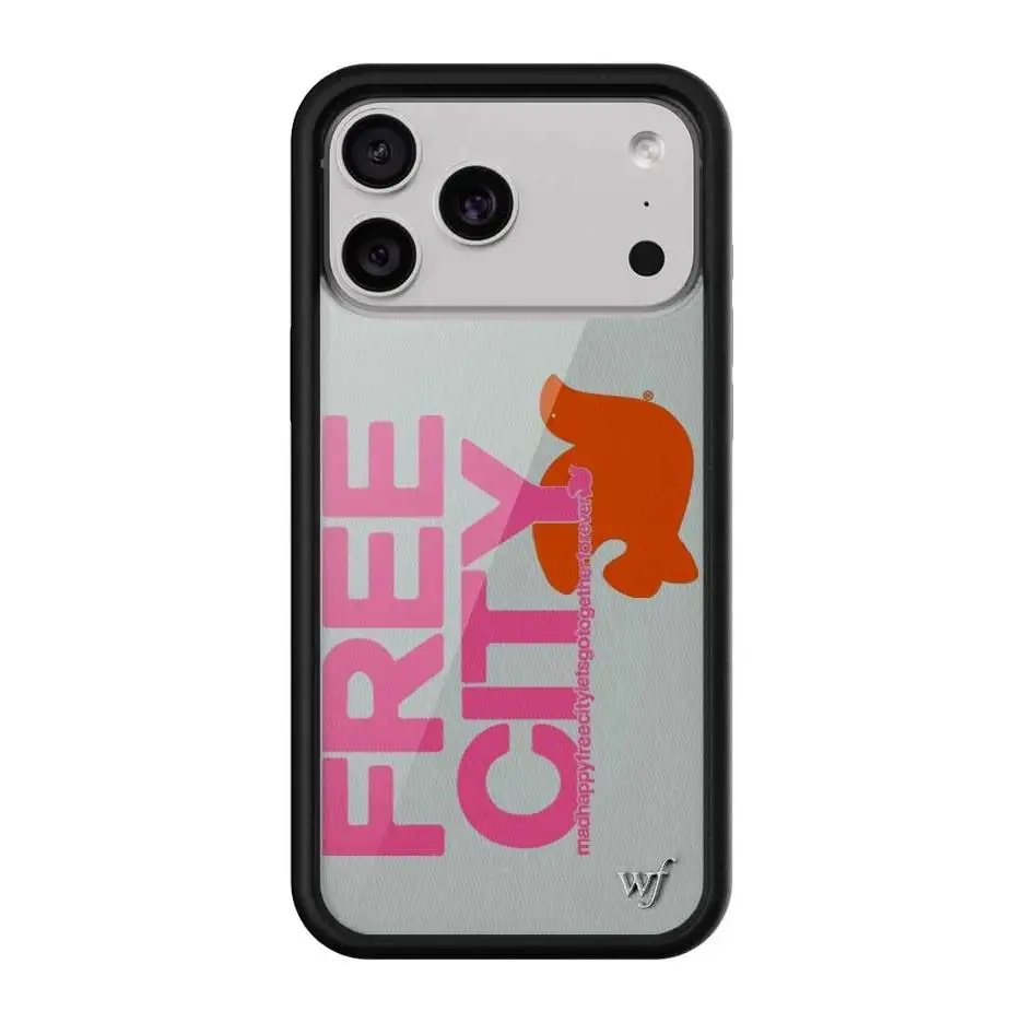THE MADHAPPY & FREECITY TOGETHERFOREVER / GREY & PINK iPhone Case THE MADHAPPY & FREECITY TOGETHERFOREVER / GREY & PINK iPhone Case
