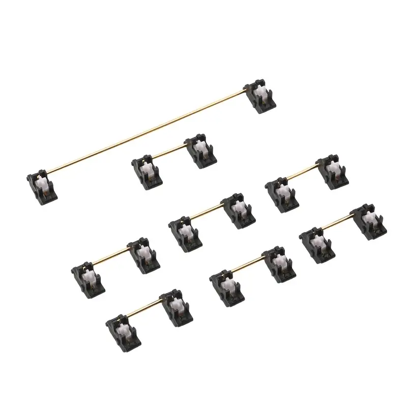 Panda V2 Plate-Mounted Stabilizer for Mechanical Keyboards - Gold-Plated Steel Wire