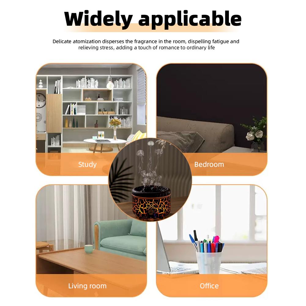 500ml Aromatherapy Oil Diffuser with Remote Control Color Changing Mood Lights for Bedroom Office Home Spa Ambient Lighting