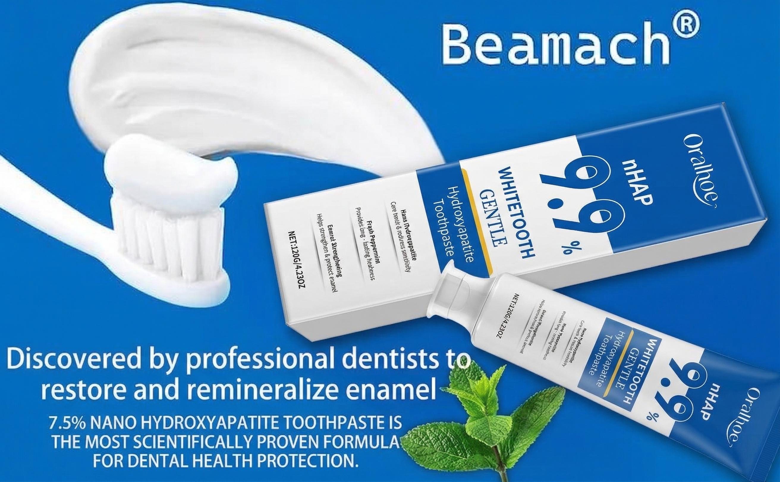 4.23 oz Peppermint Whitening Toothpaste | Daily Enamel Protection & Refreshing Oral Health Experience