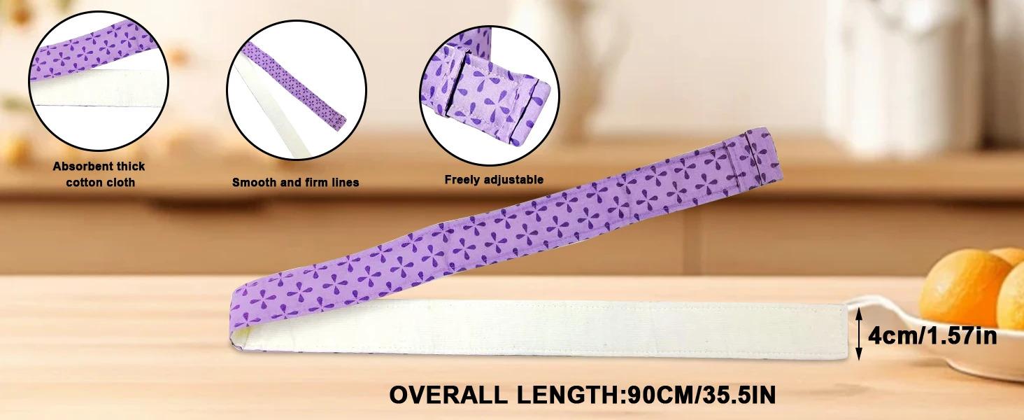 Cake Strips for Even Baking, Cake Pan Dampen Strips, Super Absorbent Nylon to Keeps Cake More Level (2 Pack)