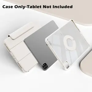 KENKE Magnetic Detachable Durable Tablet Case, Casing, 360° Rotatable Tablet Protective Cover, Smart Tablet Protector, Tablet Accessories for iPad 2025 A16, iPad 10th Gen, M4 Pro 11-Inch, Mini 6, A17 Air and M3 Air #GLOBAL PICKS