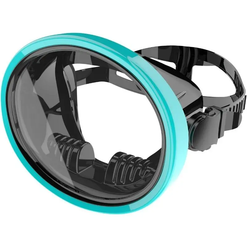 Diving Mask Scuba Mask Spearfishing Mask Freediving Water Mask Tempered Glass Oval HD Anti-Fog Scuba Goggles for Adults