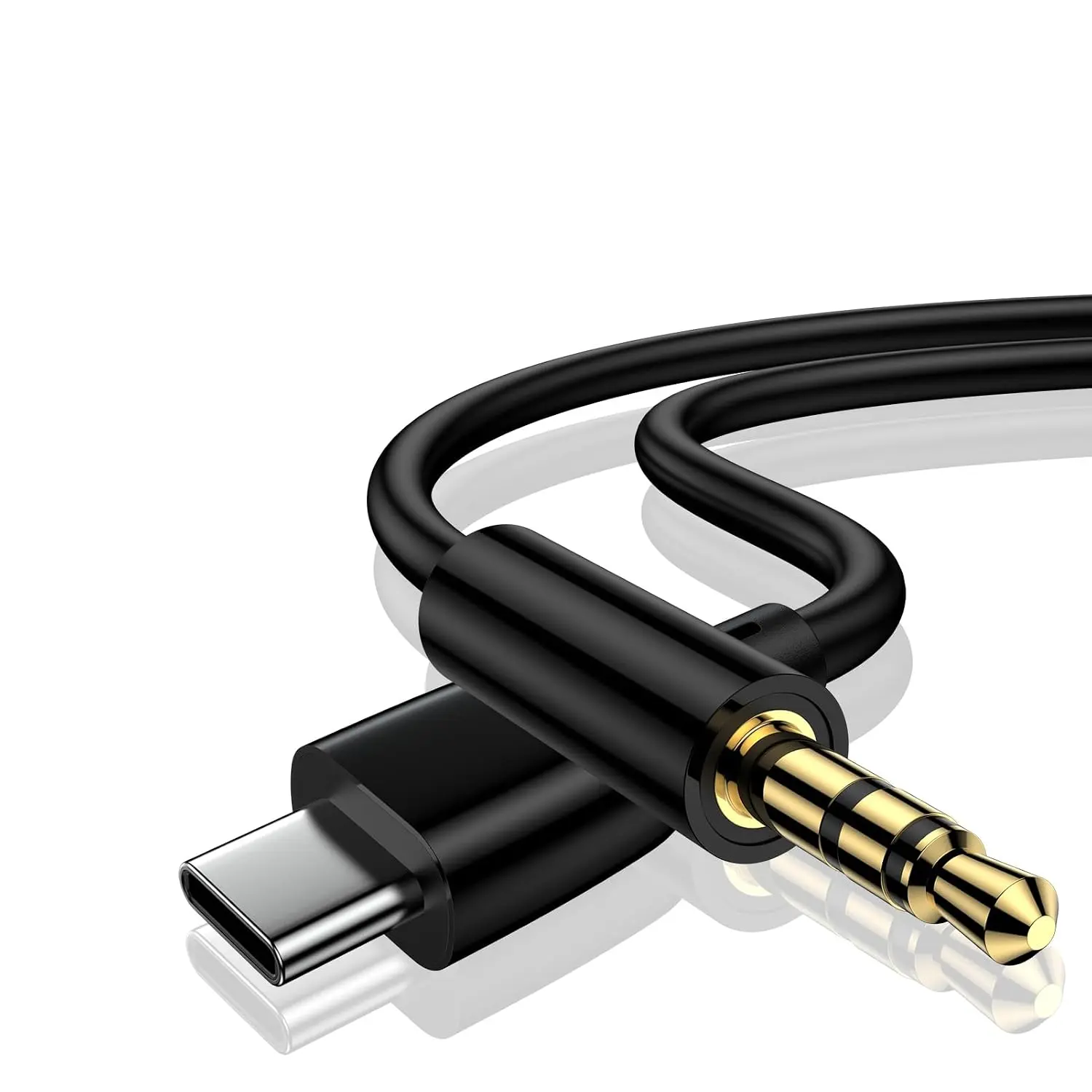 Aux Cord to USB C for Galaxy S26 S25  S24 Ultra A57 A37 A17 A56 | A36 A26 A16 A55 A35 A25 A15 S23 S22 S21 Z Flip 7 6 Z Flip 7 6 A54 A14 A53, 3.3FT USB C to 3.5mm Audio Aux Jack  for