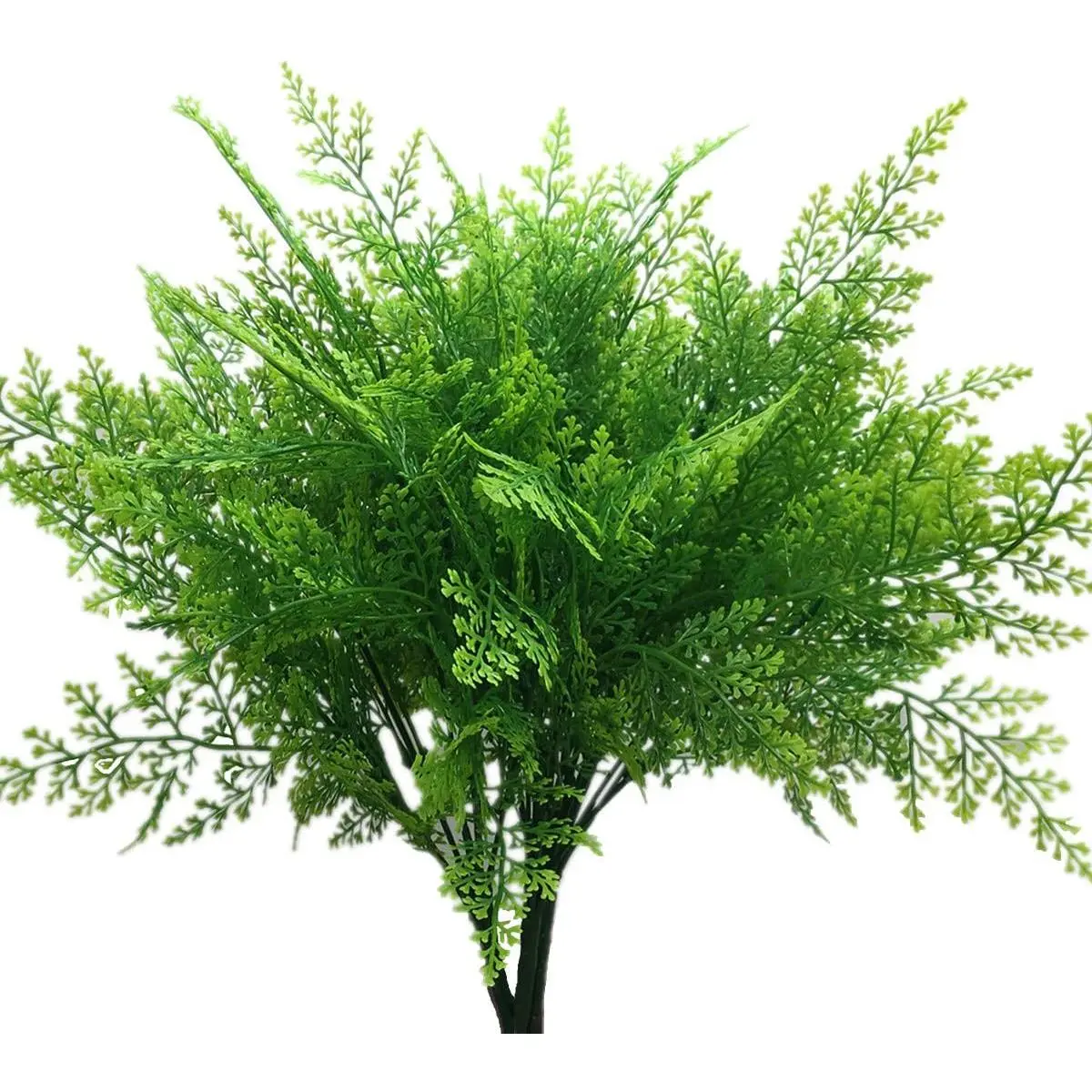 Artificial Shrubs, Persian Fern Leaves Plastic  Greenery Grass   Bushes Outdoor Indoor  Garden Verandah Parterre Table Centerpieces Arrangements Decoration 4 count