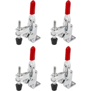 4 Pack 101-A Vertical Quick-Release Antislip Toggle Clamps Latch, 110 lbs Holding Capacity Clamp Tool