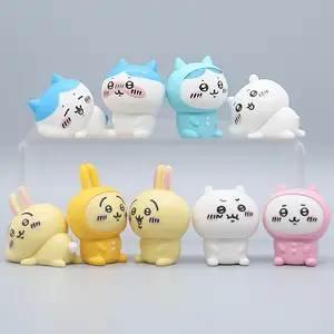 Cute Chiikawa Small Ornaments Usagi Hachiware Car Ornaments Cartoon Characters Desk Office Home Furnishings Gift Collection
