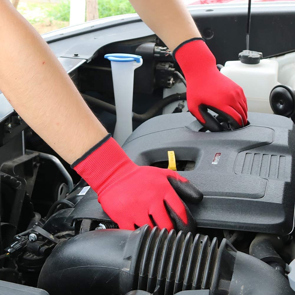 Work Gloves, Anti-slip Textured Hand Protector, Universal Wear Resistant Glove, Breathable Working Glove for Woodworking, Construction Site, Farm Work, Garden Tools, Work Gloves Ultimate