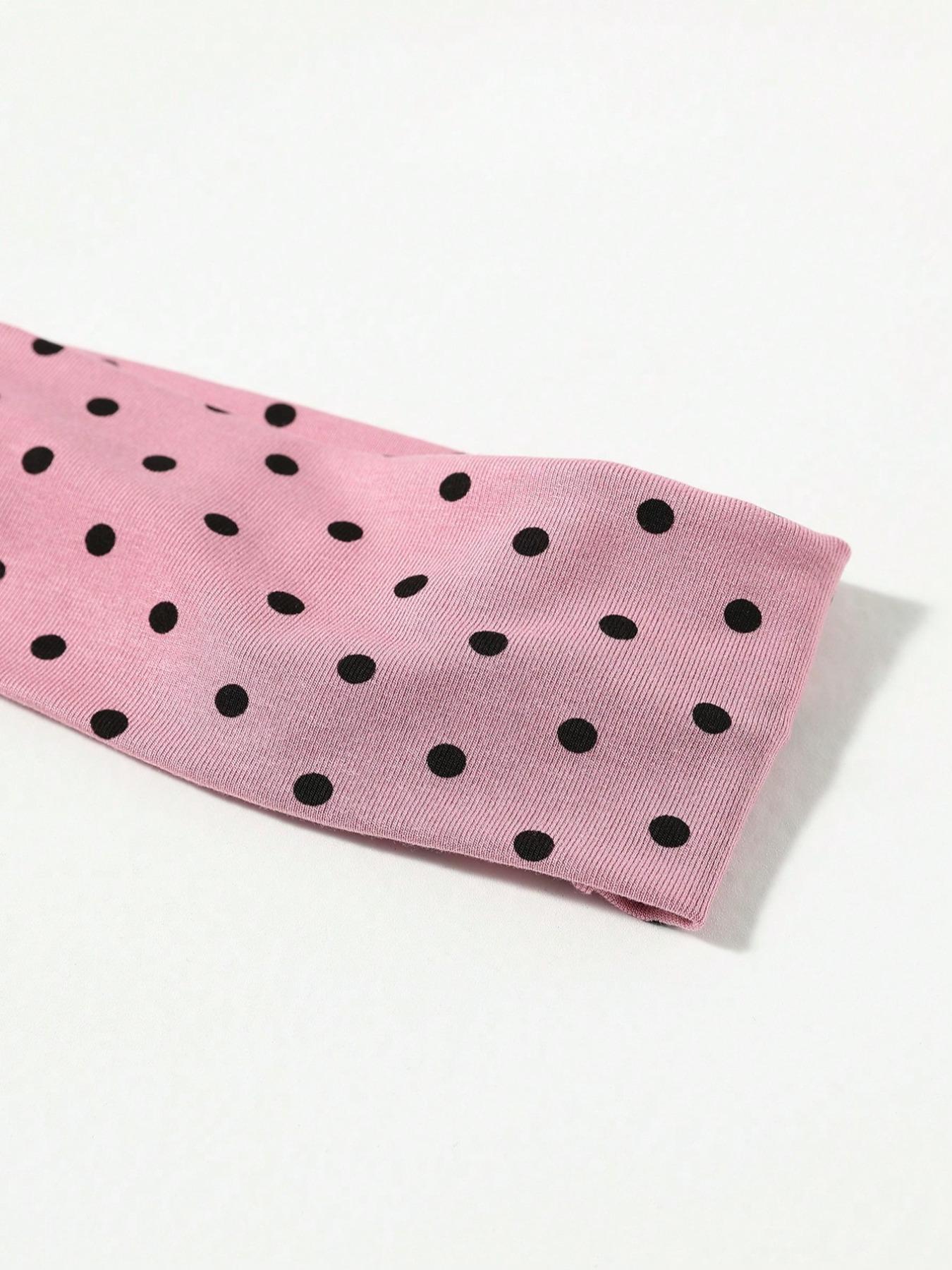 Polka Dot Pattern Hair Band, Casual Simple Hair Accessories for Women & Girls, Minimalist Headwear Suitable for Thick Hair