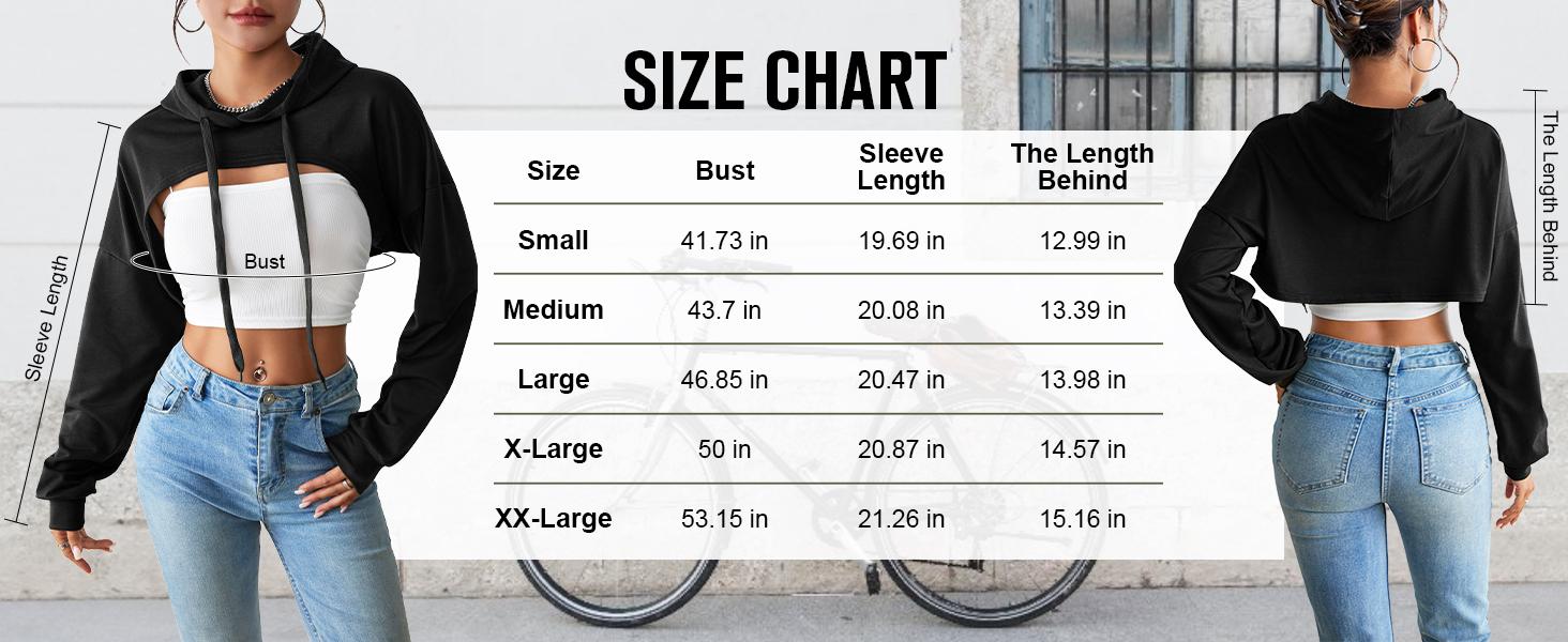 Gothic Streetwear Cropped Hoodie |   Drawstring Waist All-Season Casual Daily Top