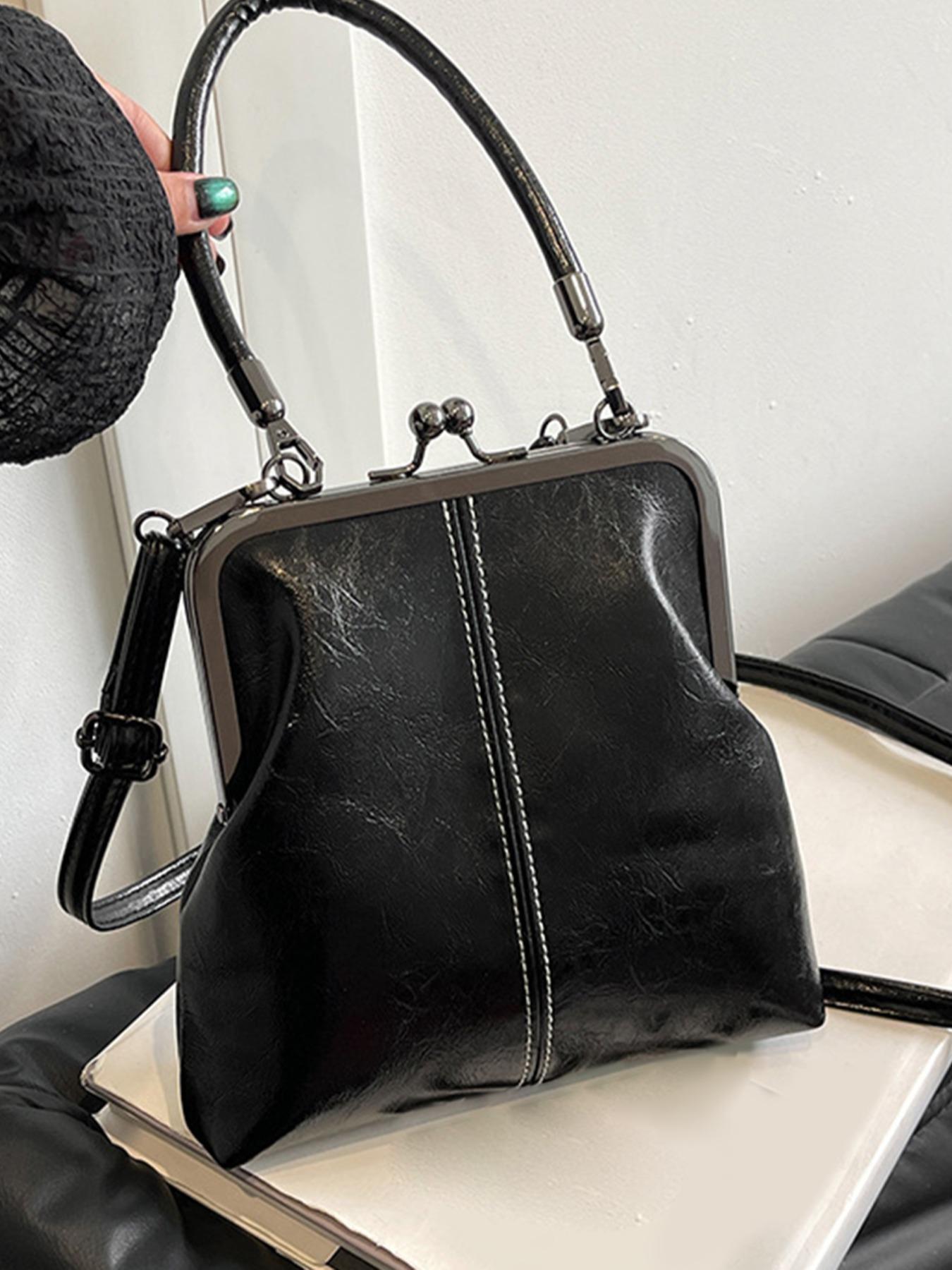 Women's Retro Fashion Shoulder Bag, Crossbody Shoulder Bag, Simple Style Mini Handbag with Adjustable Strap, Classic Versatile Design for Daily Use, Casual Handbag Satchel, Adjustable Crossbody Purses