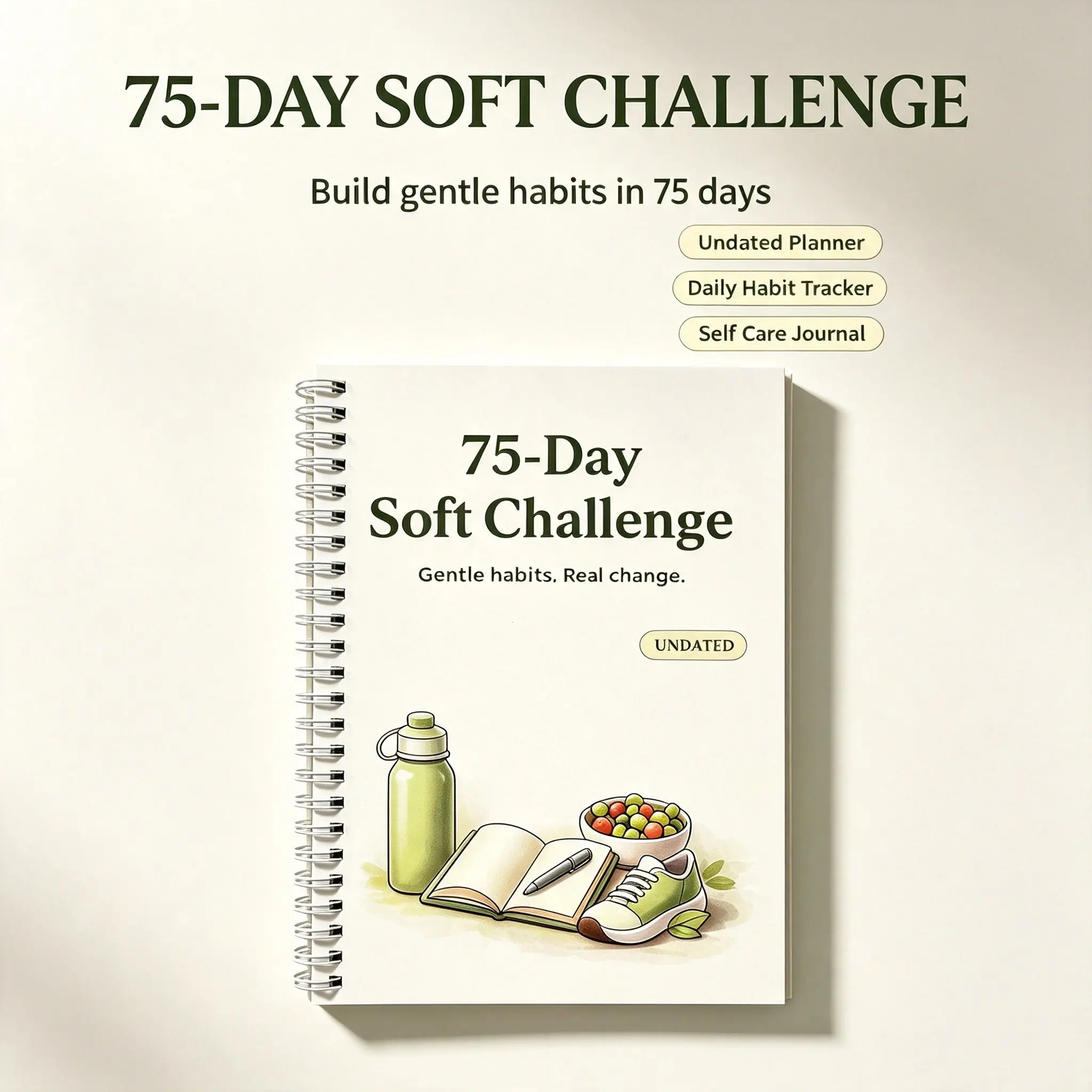 75-Day No-Pain Transformation Plan, Daily 5-Minute Routine for Easy Weight Loss, Ideal for Lazy People Seeking Fitness Success