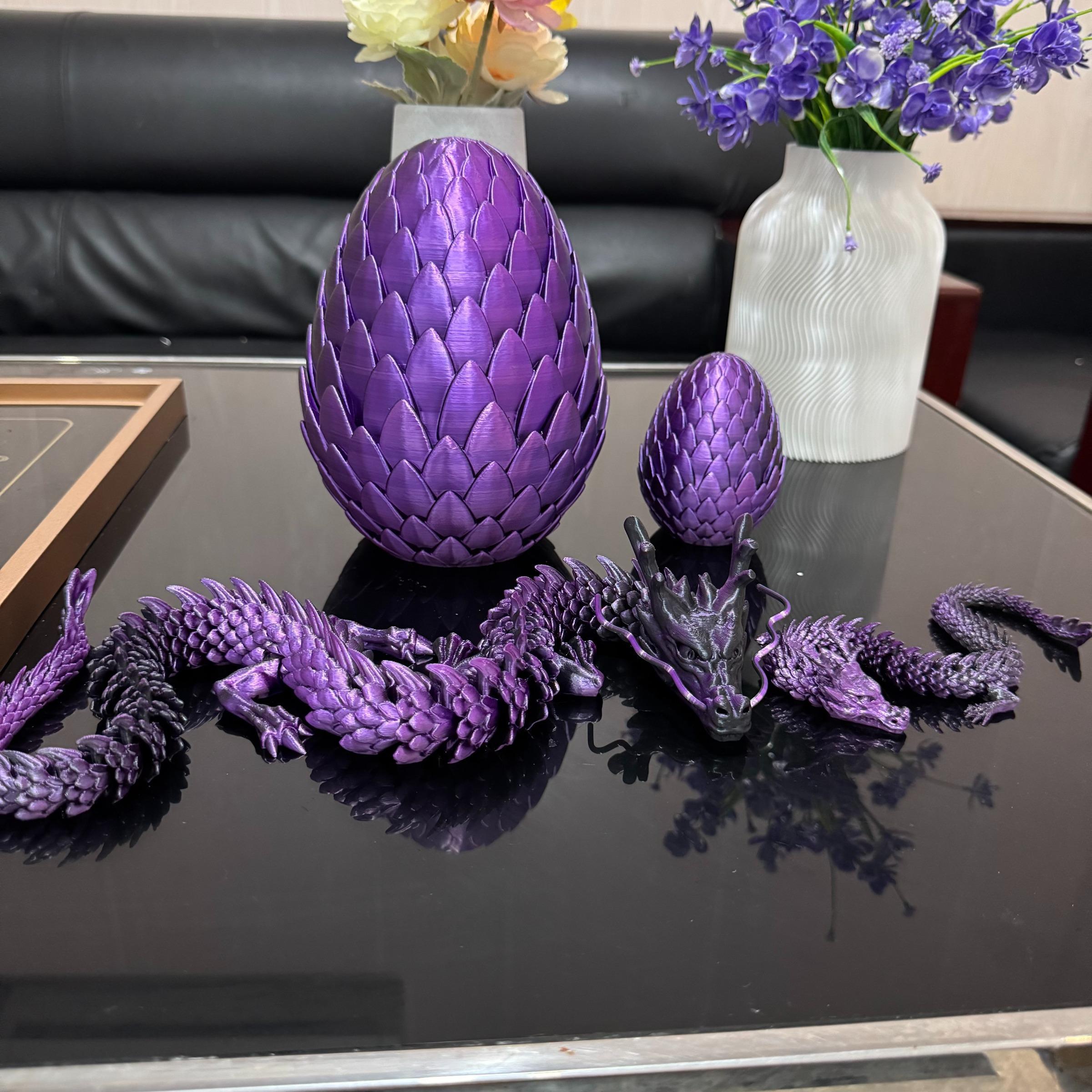 Large Lotus Dragon Egg Set, 60cm Dragon + 18cm Egg, 30cm Dragon + 9cm Egg, Two Size Options, Home Decor, Festival Party Decoration, Gift Idea