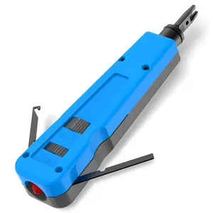 1 Pack Blue 110 Ethernet Keystone Punch Down Tool with 110/66 Blades