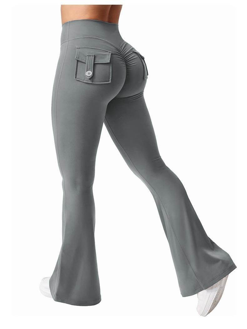 Women's 2026 New Arrival Seamless High Waist Flare Leggings Tummy Control Butt Lifting Bootcut Yoga Pants Stretch Flared Workout Leggings for Fitness Running Athletic