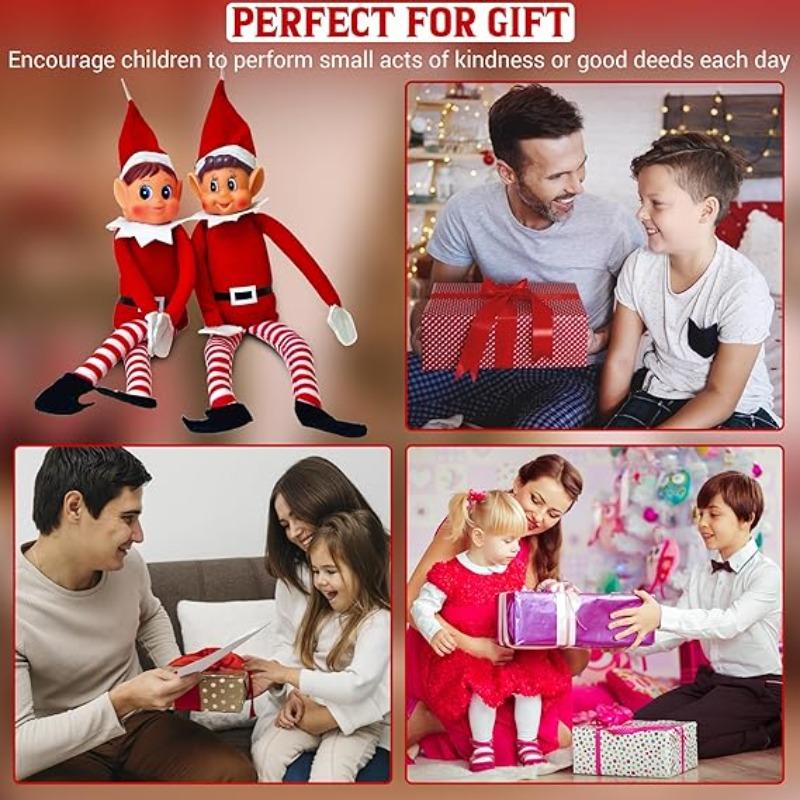 Christmas Elf Behaving Badly Plush Toy | Novelty Long Bendy Naughty Boy Christmas Elves Doll | 12 Inches