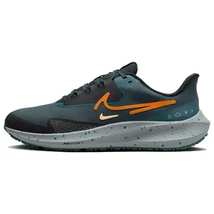 Nike Air Zoom Pegasus 39 Men's Comfortable Knit Low-Top Casual Sneakers in Blue Orange Green Verifiable, with credentials and supporting global authentication