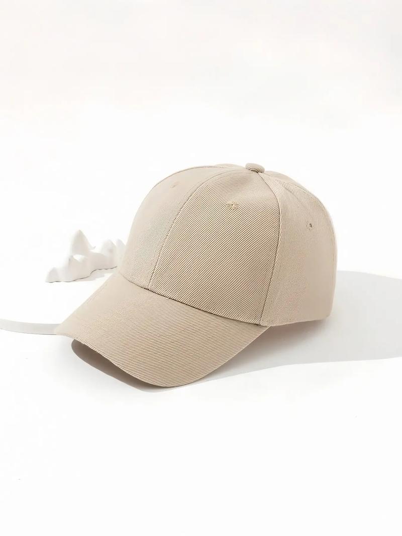 1 Piece/2pcs Unisex Casual Trendy Plain Color Baseball Cap Adjustable, Summer 2024 Street Style Sportive Minimalist Baseball Cap, Fashionable Hat for Men & Women for All Season, National Day Offers