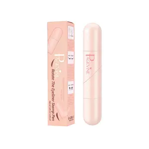 Double-ended rotating eyeliner stamp pen, naturally long-lasting and quick-drying, one stroke to perfect shape. Eyeliner stamp pen with waterproof and fast-drying formula, durable smudge-proof design, suitable for beginners and all skin types