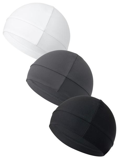 Simple Style Plain Color Skull Beanie for Men & Women, Casual Sporty Breathable Beanie Hat for Outdoor Sports for Men & Women, Fitted Hats