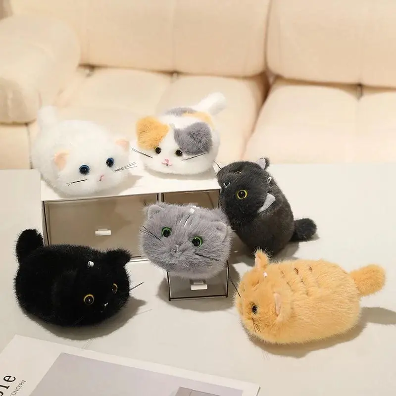 Soft Stuffed PP Cotton Holiday Gift Birthday Gift 16CM Super Cute Cat Plush Toy Feel Free To Pinch It Freely