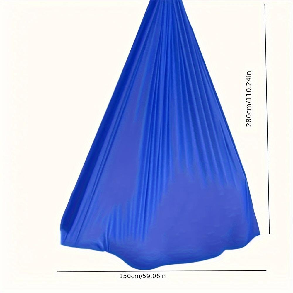 Swing with 360 Degree Rotating Ring, Portable Swing Hammock, Size 59x110 Inches, Elastic, Includes Hardware, Ideal for Yoga Camping Picnic