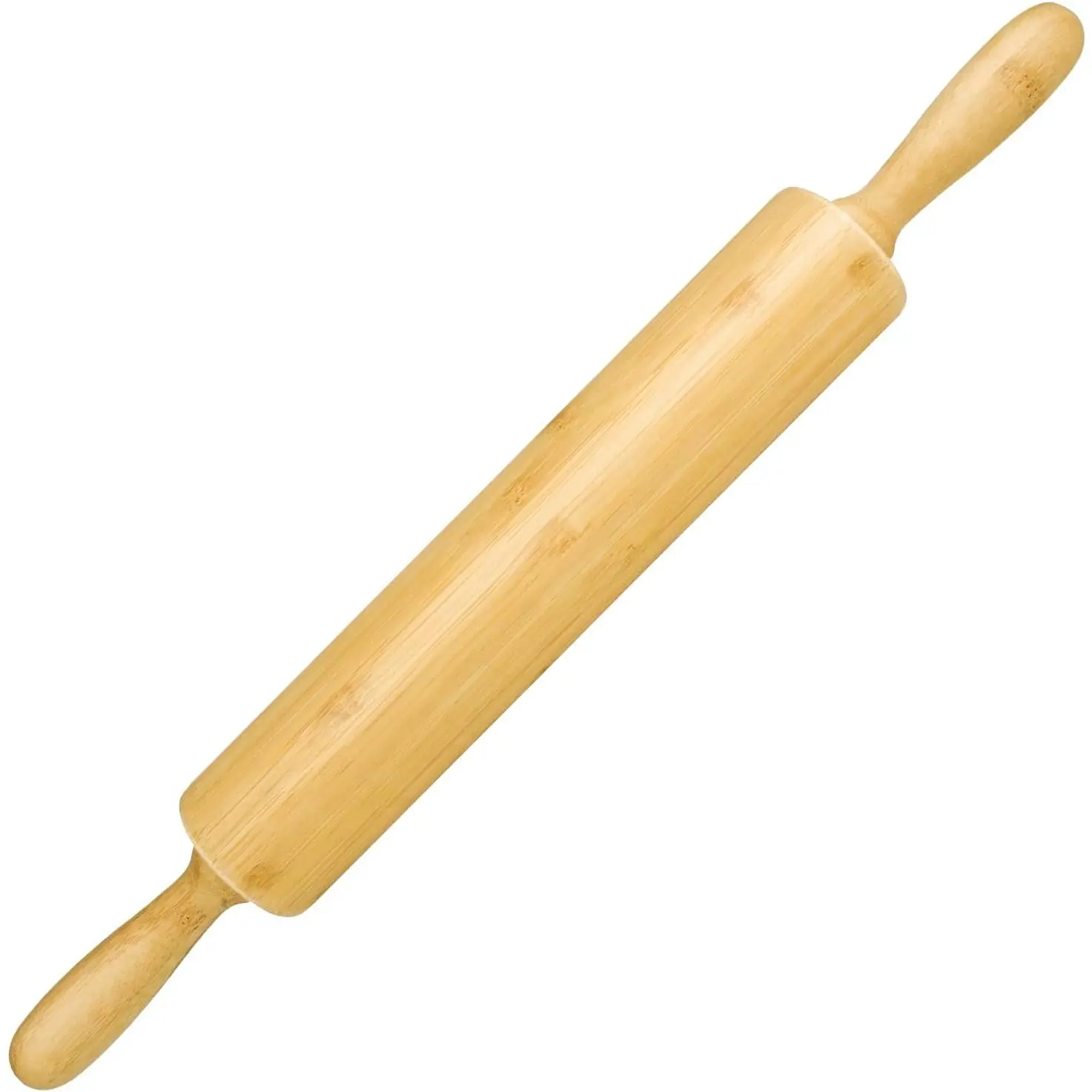 Wooden Rolling Pin for Baking - 17.5 Inch Long Dough Roller