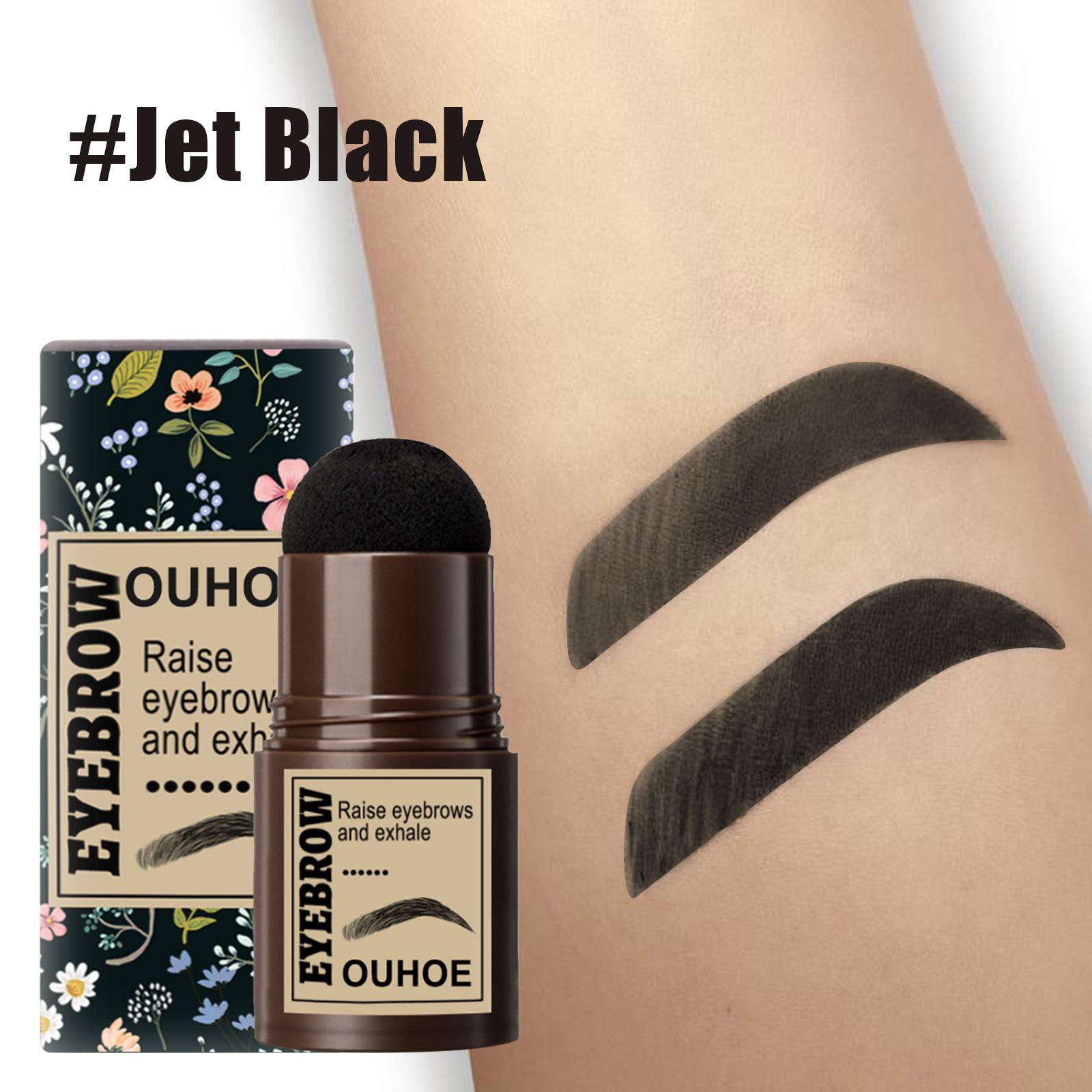 OUHOE 3-in-1 Brow Stamp Kit| Waterproof & Long-Lasting Eyebrow Powder| For Perfect Brows, Contour & Hairline| Smudge-Proof, Easy to Use