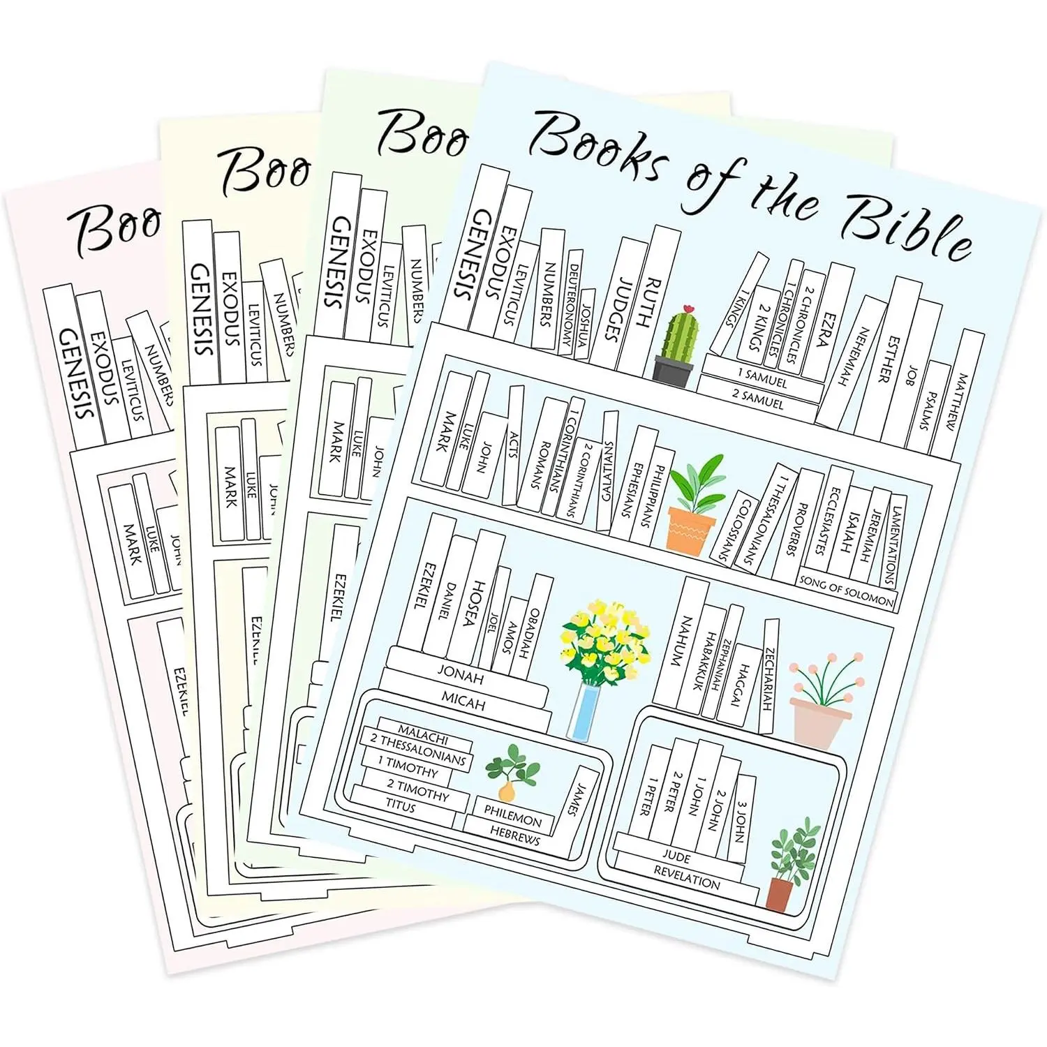 Reading  Stickers - 8 Pack Books of the  Study Dashboard | Christian Scripture Progress Chart Old Testament  Testament |  Study Supplies  Set 5x7