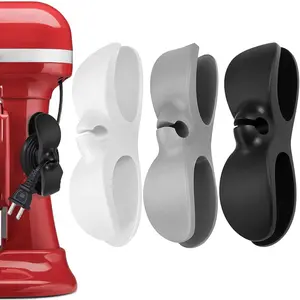 Kitchen Appliance Cord Winder 3 Pack,Cord Organizer Cord Holder Cord Wrapper Appliance Cord Organizer Stick On Tidy Wrap Cable Hider for Coffee Maker Mixer Air Fryer and Pressure Cook