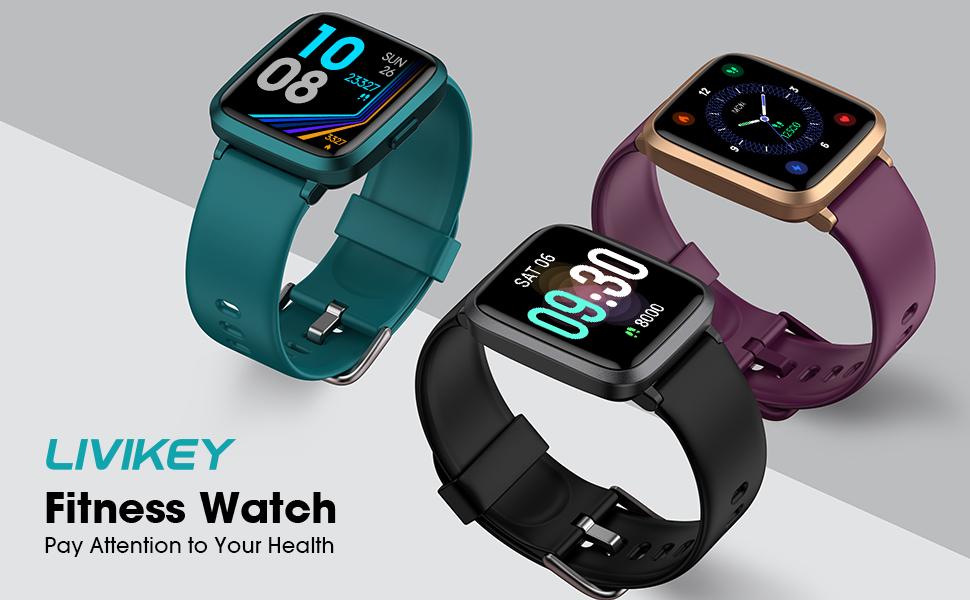 Fitness Tracker Watch with Heart Rate Monitor, Activity Tracker with Pedometer, Sleep Monitor, Calories & Step Counter, IP68 Waterproof Smart Watches for Women Men Fitness Watch for Sports Fitness Tracker Watch with Heart Rate Monitor, Activity Tracker with Pedometer, Sleep Monitor, Calories & Step Counter, IP68 Waterproof Smart Watches for Women Men Fitness Watch for Sports