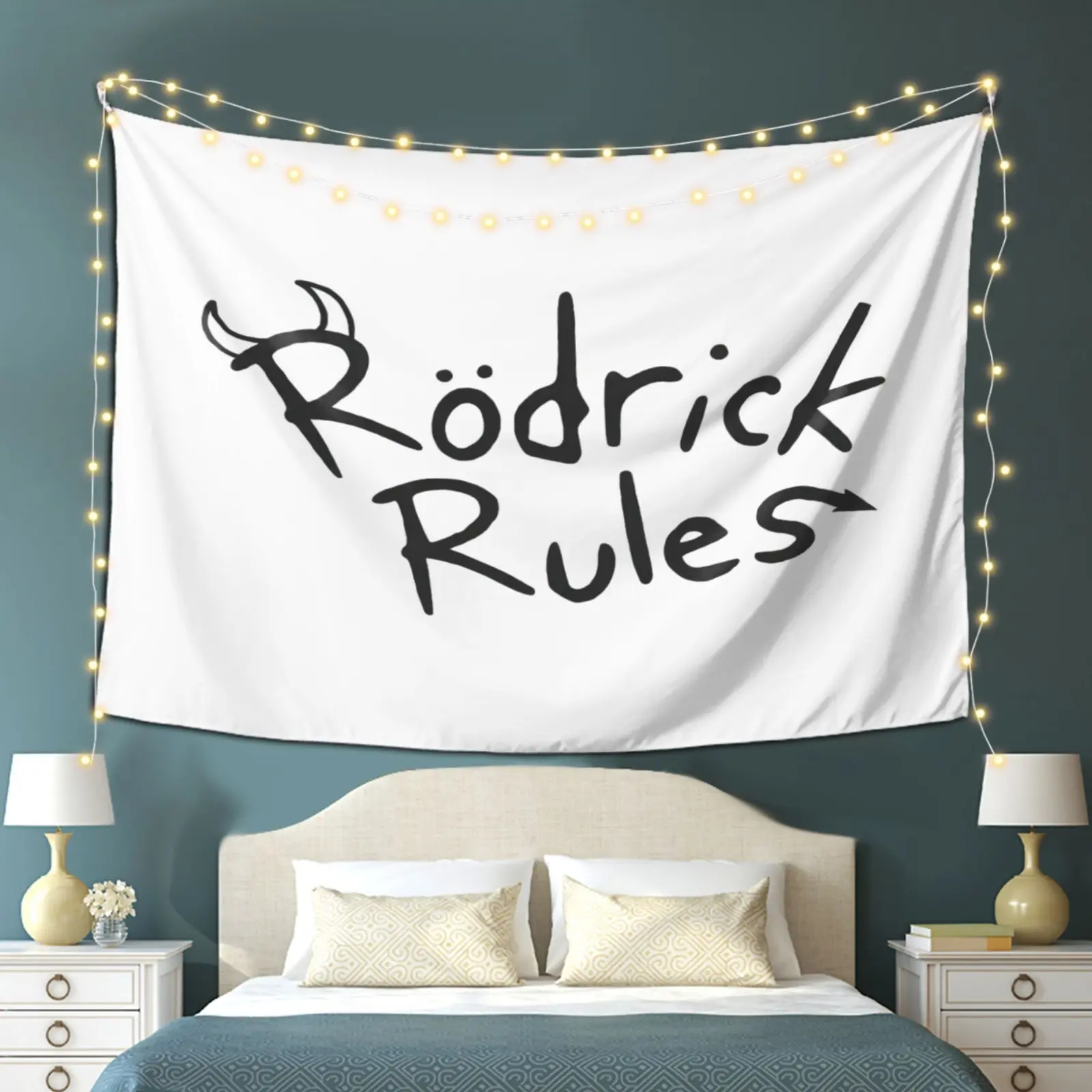 Rodrick Rules Printed Tapestry, Fashionable Lightweight Durable Wall Decor, Multifunctional Decoration/Bedroom/Living Room/Art Canvas, Soft Texture, Suitable for Indoor And Outdoor